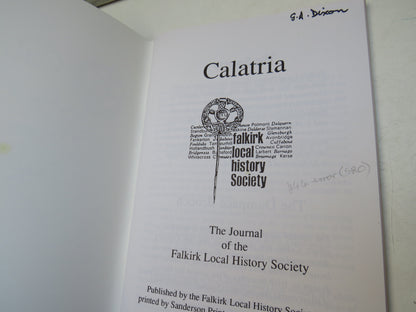 Calatria The Journal of The Falkirk Local History Society 1991 book image 4