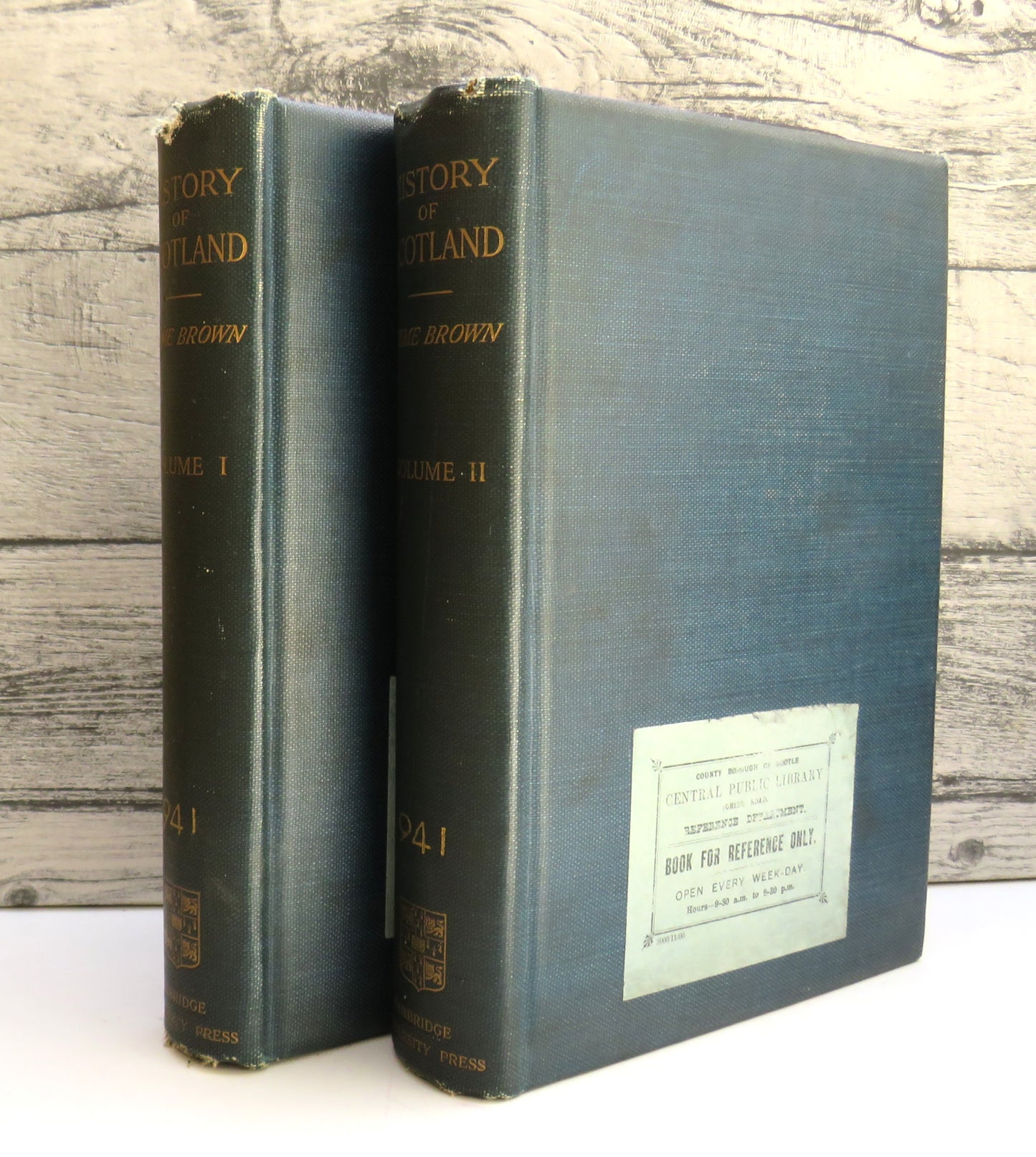 History of Scotland To The Present Time By P. Hume Brown 1911 Vol I, II
