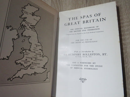 The Spas of Great Britain, The Official Handbook of the British Spas Federation, with an Introductio book image 3