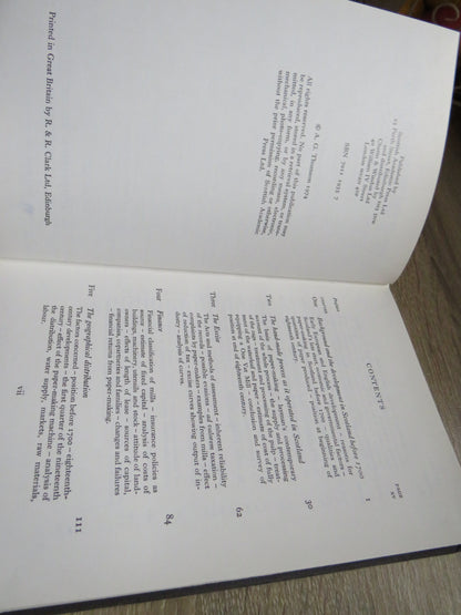 The Paper Industry In Scotland 1590-1861 By Alistair G. Thomson 1974 book image 4