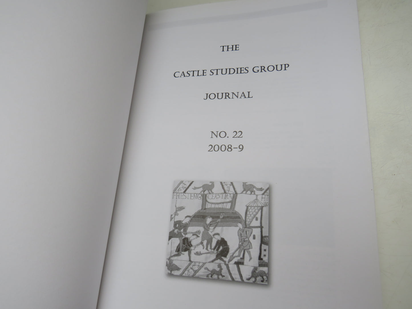 The Castle Studies Group Journal No 22 2008-9