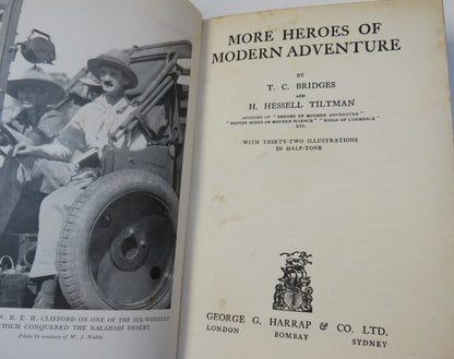 More Heroes Of Modern Adventure By T.C. Bridges and H. Hessell Tiltman 1931 book image 4