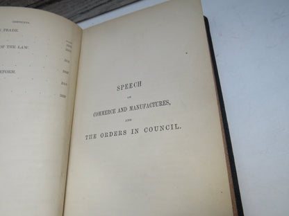 Speeches On Social and Political Subjects With Historical Introductions By Henry, Lord Broughton Vol II 1857