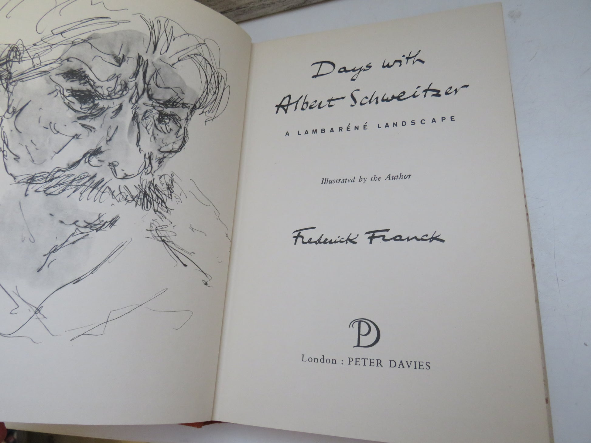 Days With Albert Schweitzer A Lambarene Landscape By Frederick Franck 1959 book image 3