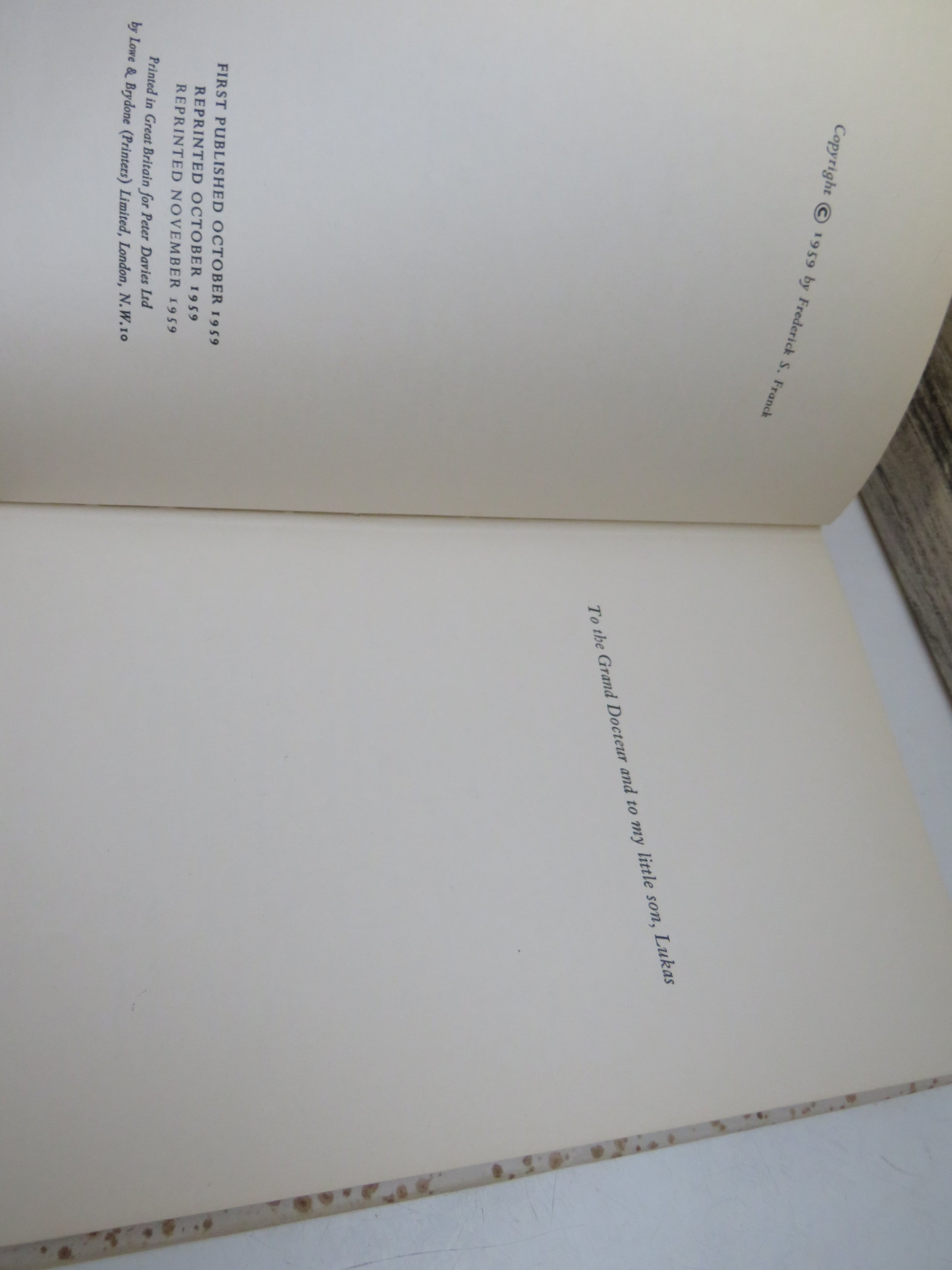 Days With Albert Schweitzer A Lambarene Landscape By Frederick Franck 1959 book image 4