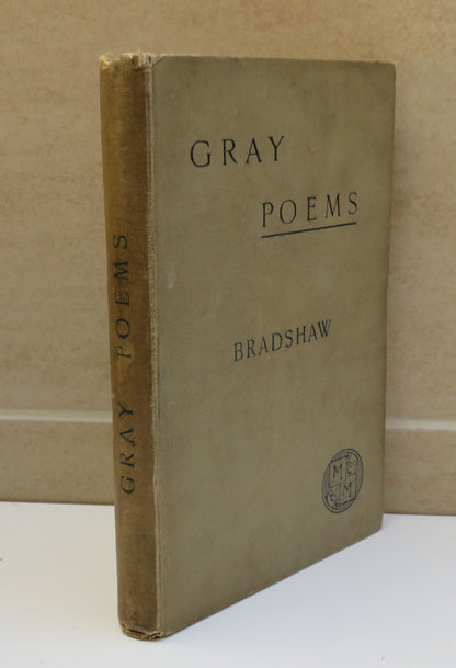 Gray's Poems By John Bradshaw 1900 book image 2