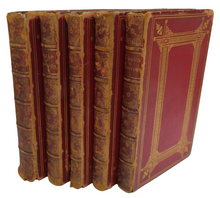 Load image into Gallery viewer, Set of 5 Books by Alfred Tennyson 1858 -1861 In Memoriam, Poems, IDylls of the King, Maud and Other Poems, The Princess
