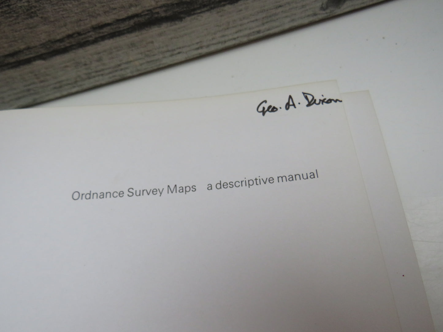 Ordnance Survey Maps A Descriptive Manual By J B Harley 1975