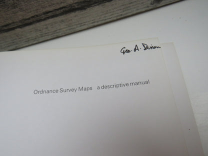 Ordnance Survey Maps A Descriptive Manual By J B Harley 1975