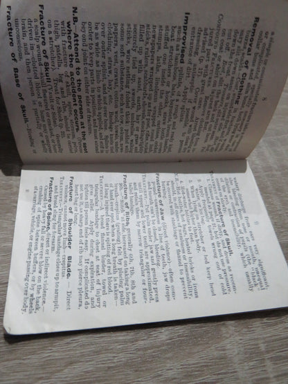 J. F. Sutherland's "First Aid" to Injured and Sick, The Ambulance Vade-Mecum, 39th Edition, 1918 book image 4