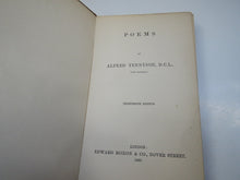 Load image into Gallery viewer, Set of 5 Books by Alfred Tennyson 1858 -1861 In Memoriam, Poems, IDylls of the King, Maud and Other Poems, The Princess
