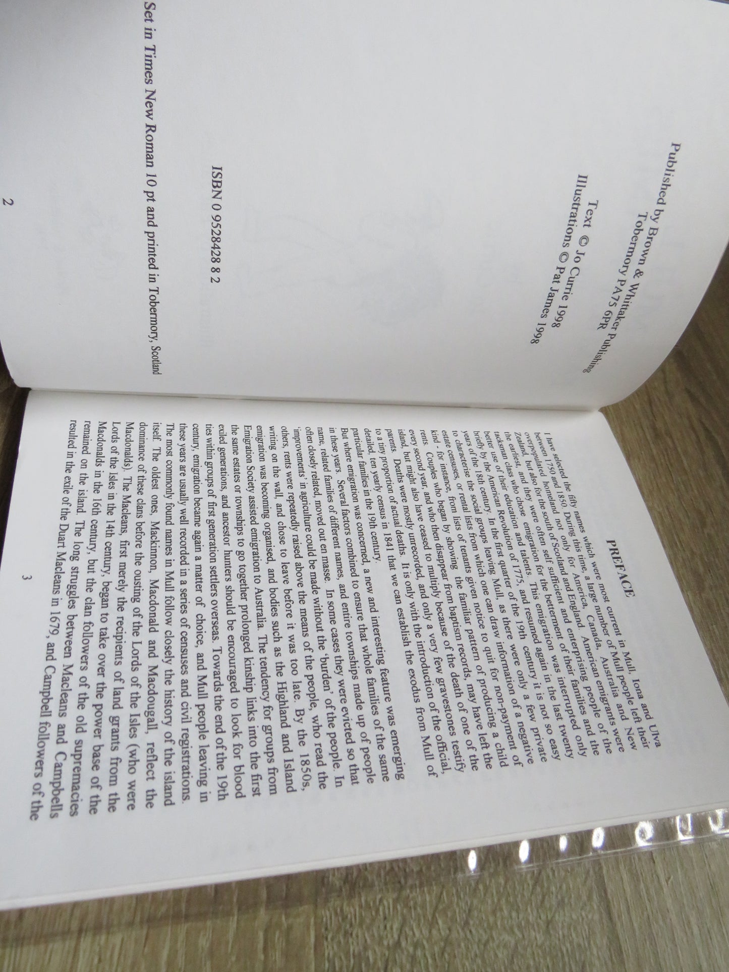 Mull Family Names For Ancestor Hunters By Jo Currie 1998