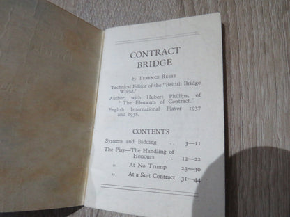 Contract Bridge by Terence Reese Pocket Guide book image 4