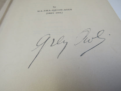 Tales of an Empty Cabin By Wa-Sha-Quon-Asin (Grey Owl) 1936 Author Signed book image 4