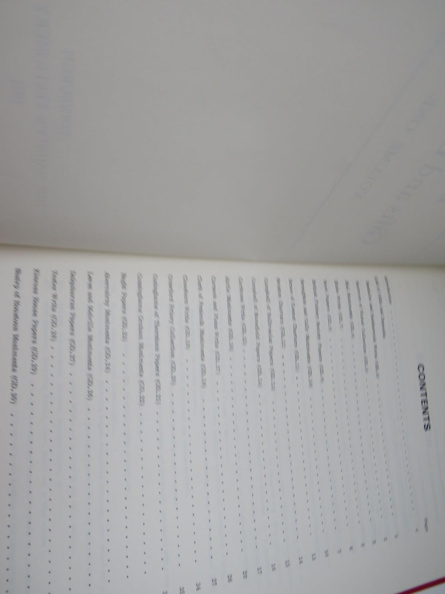 Lists Of Gifts and Deposits In The Scottish Records Office Volume One