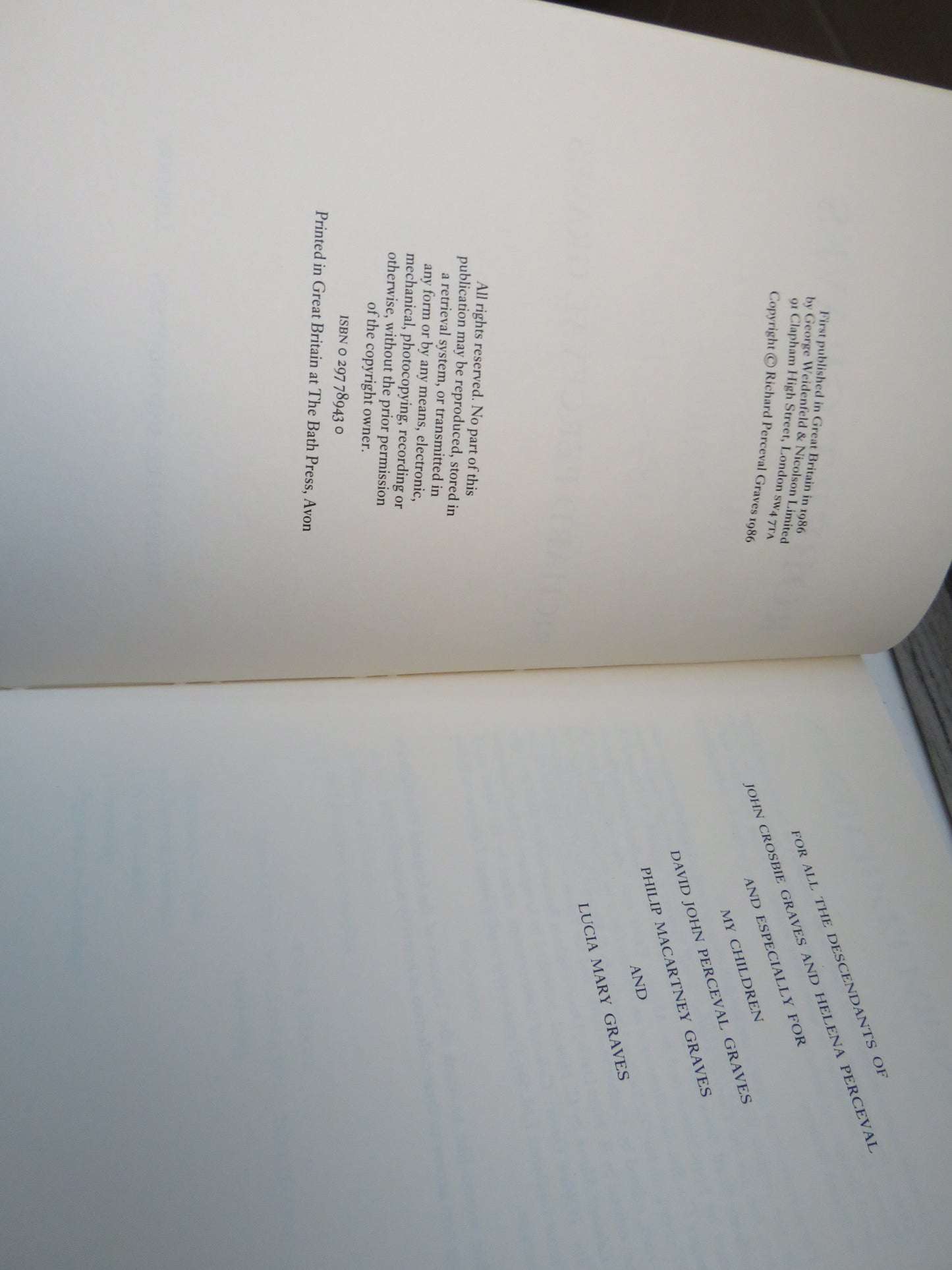 Robert Graves The Assault Heroic 1895-1926 By Richard Perceval Graves 1986 book image 4