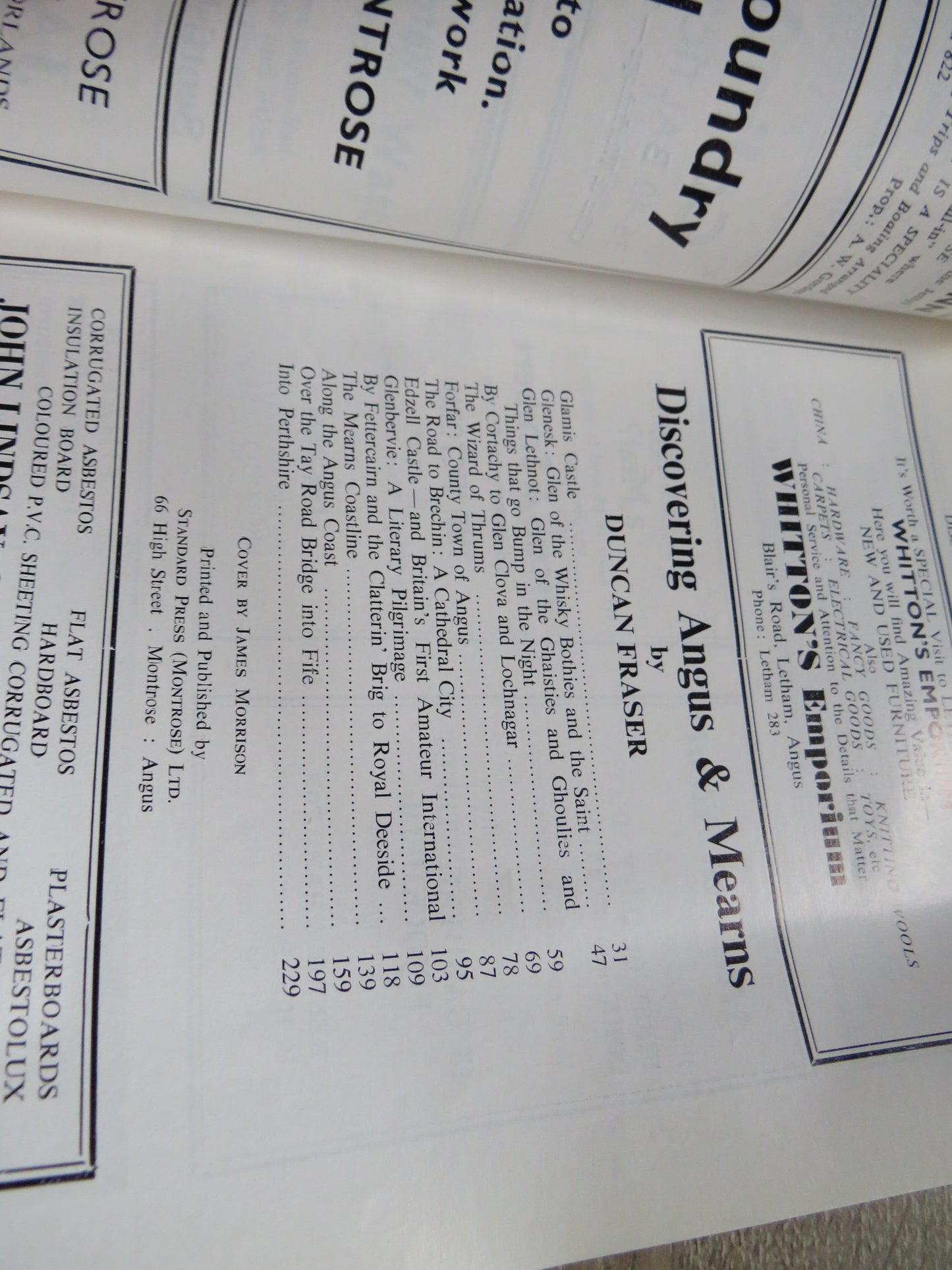 Discovering Angus and Mearns By Duncan Fraser