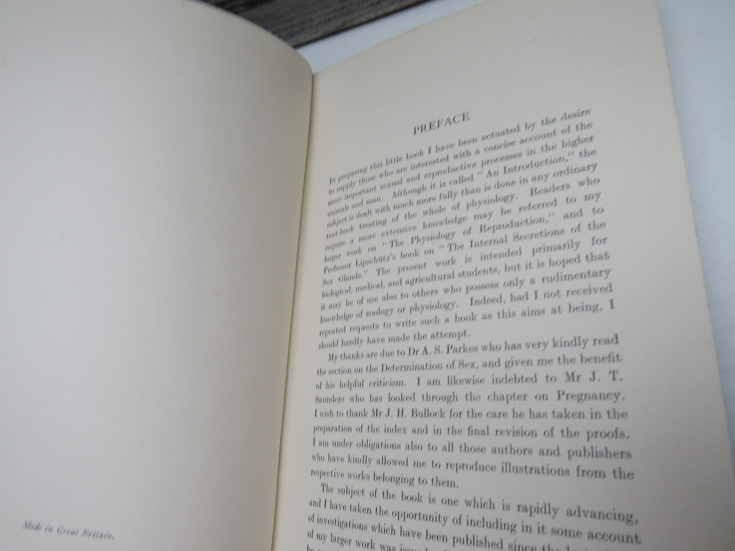 An Introduction To Sexual Physiology For Biological, Medical, and Agricultural Students By F. H. A. Marshall 1925