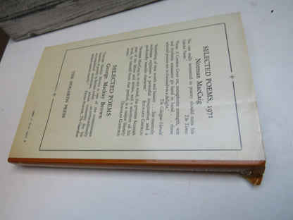 Old Maps and New Selected Poems By Norman MacCaig 1978 book image 2