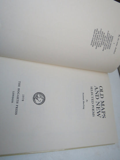Old Maps and New Selected Poems By Norman MacCaig 1978 book image 4