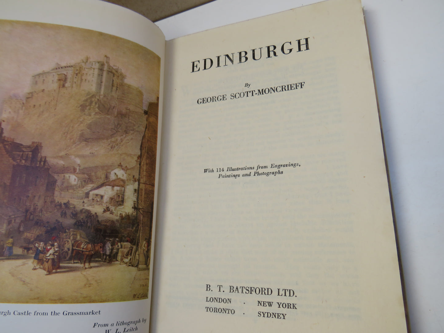 Edinburgh By George Scott-Moncrieff 1948