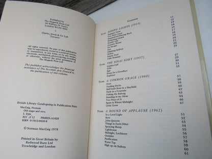 Old Maps and New Selected Poems By Norman MacCaig 1978 book image 6