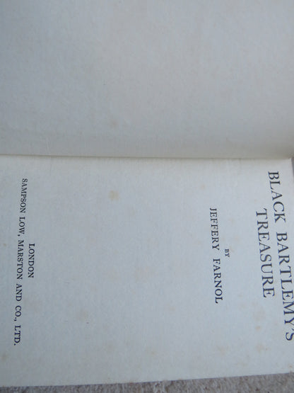 Black Bartlemy's Treasure By Jeffery Farnol book image 4