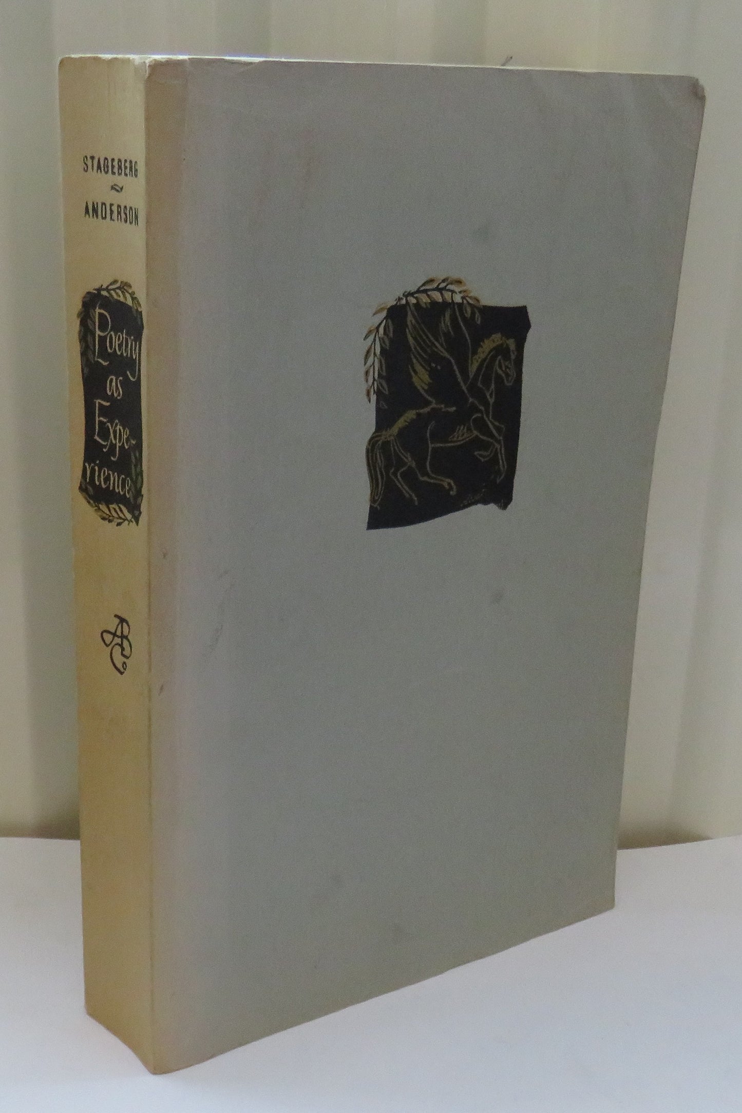 Poetry As Experience By Norman C. Stageberg & Wallace L. Anderson 1952