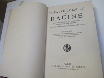 Theatre Complet De Racine By Maurice Rat - French Book book image 4