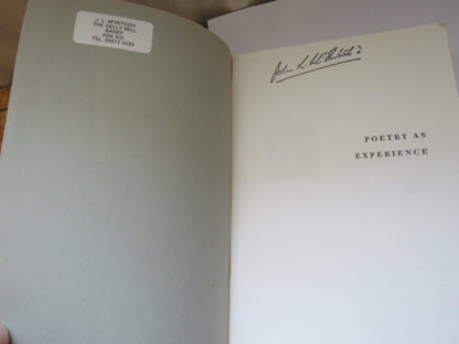 Poetry As Experience By Norman C. Stageberg & Wallace L. Anderson 1952 book image 3