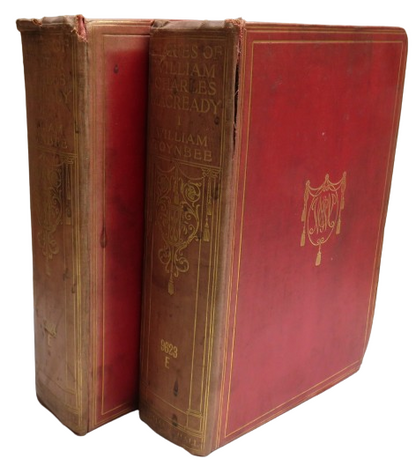 The Diaries of William Charles Macready 1833-1851 Edited By William Toynbee Vol I, II 1912 book front cover