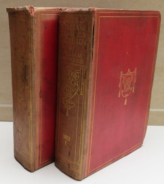 The Diaries of William Charles Macready 1833-1851 Edited By William Toynbee Vol I, II 1912