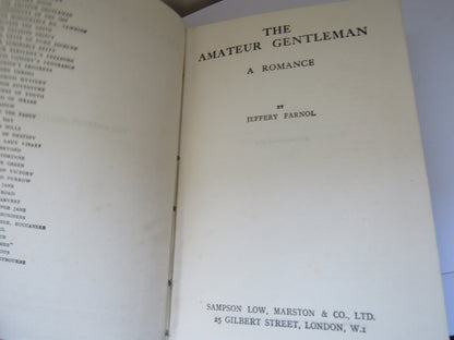 The Amateur Gentleman A Romance By Jeffery Farnol 1940 book image 5
