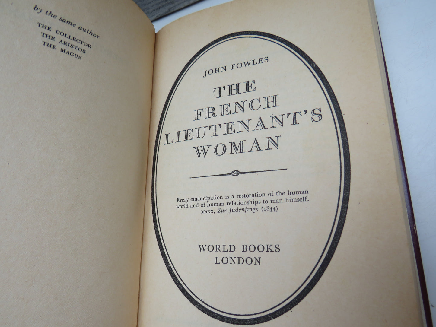 The French Lieutenant's Woman By John Fowles 1971