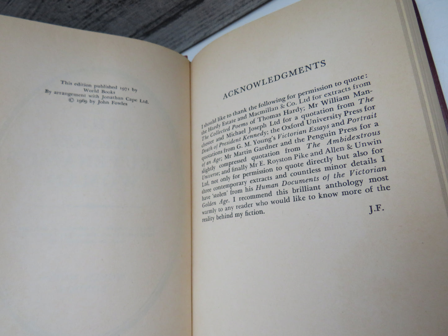 The French Lieutenant's Woman By John Fowles 1971