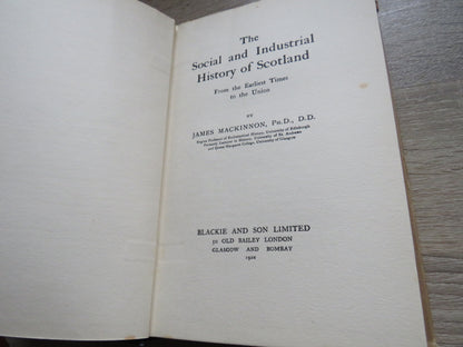 The Social and Industrial History of Scotland From The Earliest Times To The Union By James Mackinno book image 3