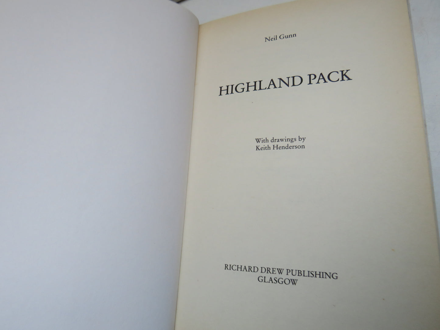 Highland Park By Neil Gunn 1989