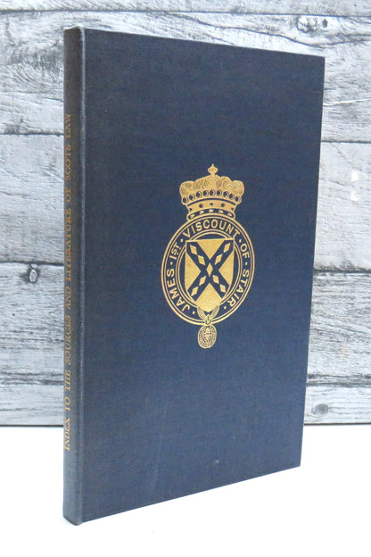 The Stair Society Index To An Introductory Survey of the Sources and Literature of Scots Law Compile book front cover