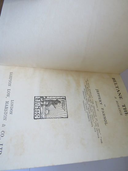 Beltane The Smith A Romance By Jeffery Farnol 1915 book image 4
