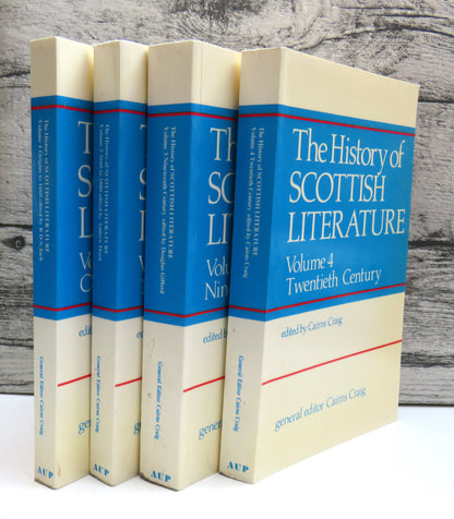 The History of Scottish Literature Volume 1-4 1989 book front cover