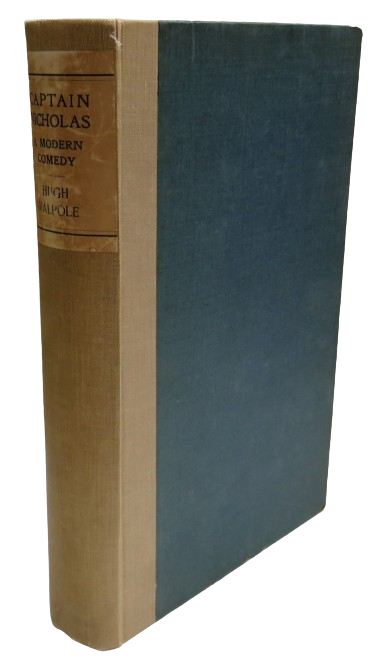 Captain Nicholas A Modern Comedy By Hugh Walpole 1934 Author Signed Limited Edition book front cover