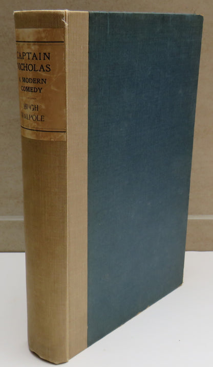 Captain Nicholas A Modern Comedy By Hugh Walpole 1934 Author Signed Limited Edition book image 2