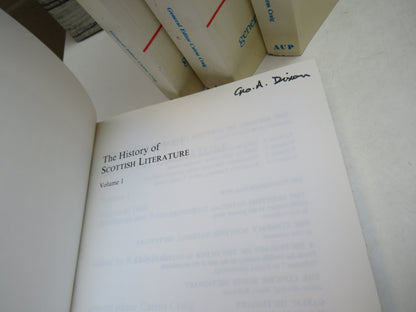 The History of Scottish Literature Volume 1-4 1989 book image 3