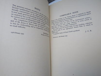 The Stair Society Index To An Introductory Survey of the Sources and Literature of Scots Law Compile book image 4