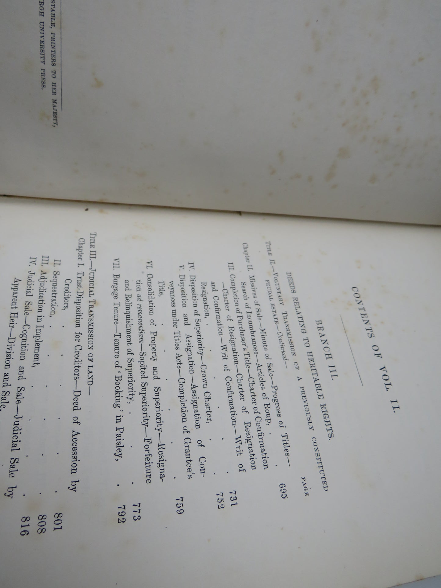Lectures On Conveyancing By The Late Alexander Montgomerie Bell In 2 Volumes 1882