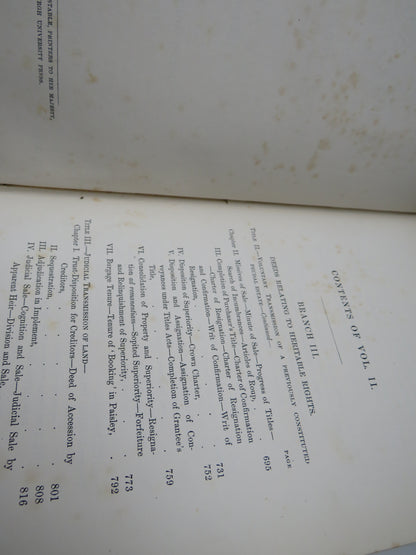 Lectures On Conveyancing By The Late Alexander Montgomerie Bell In 2 Volumes 1882