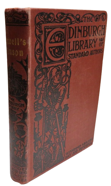 The Life of Samuel Johnson, LL.D. By James Boswell 1897 book front cover