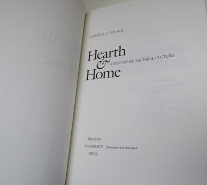 Hearth & Home, A History of Material Culture by Norman J.G. Pounds 1993 book image 5