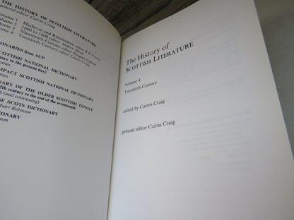 The History of Scottish Literature Volume 1-4 1989 book image 9