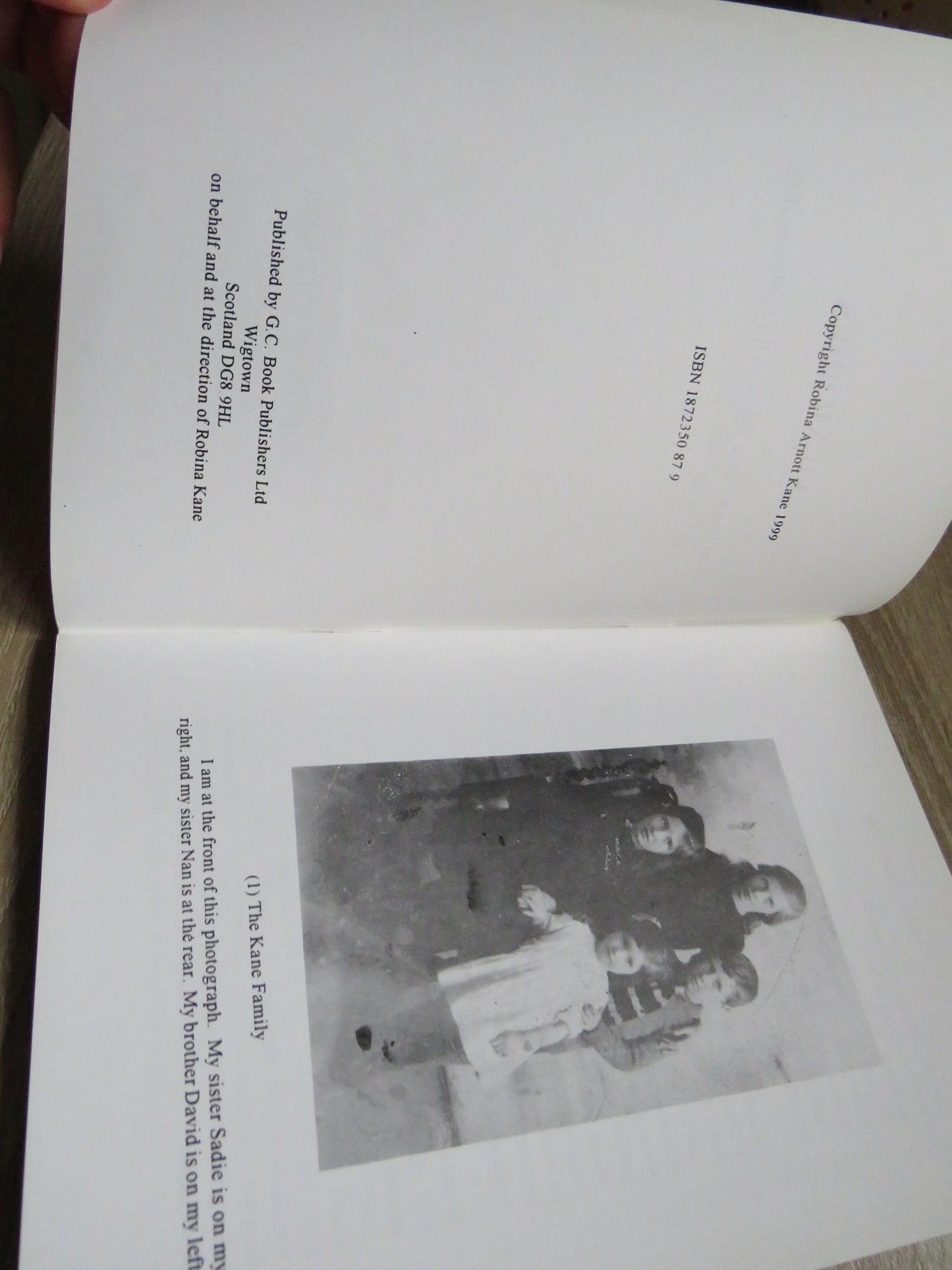 Memories From Lanarkshire 'Bings' To The Galloway Hills By Robina Arnott Kane